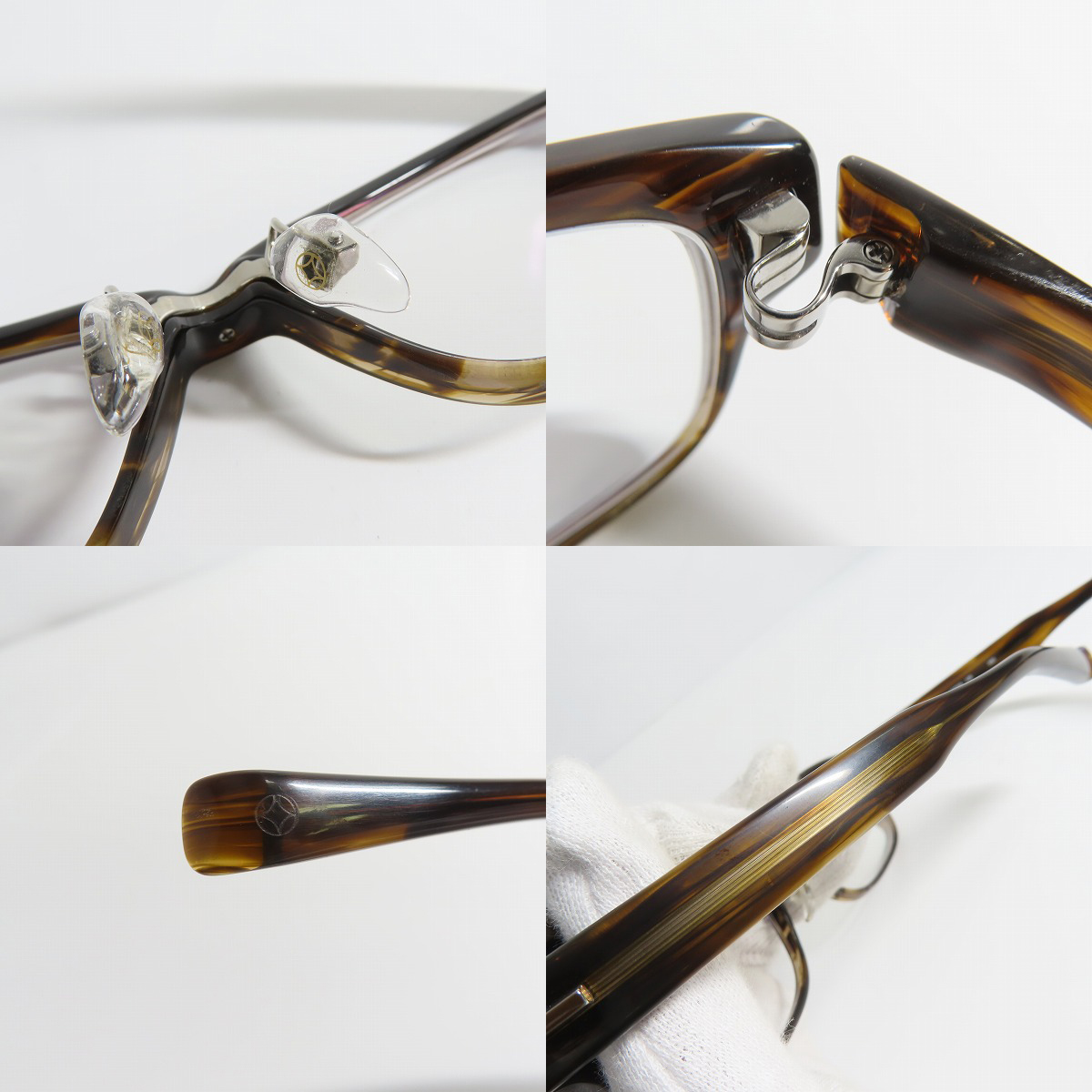 実際に弊社で買取させて頂いた999.9/フォーナインズ アイウェア/メガネフレーム/眼鏡 NP-17 の画像 7枚目