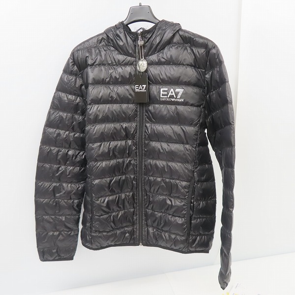実際に弊社で買取させて頂いた【未使用】EMPORIO ARMANI/エンポリオアルマーニ EA7 フーデッド ダウンジャケット 8NPB02 PN29Z/L