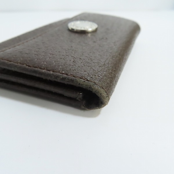 実際に弊社で買取させて頂いたBVLGARI/ブルガリ ミニポーチ/6連キーケース/キーリング付きコインケース 3点セットの画像 9枚目