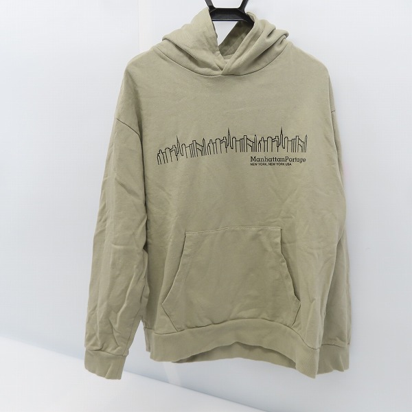 実際に弊社で買取させて頂いたManhattan Portage/マンハッタンポーテージ 20SS スカイラインロゴ パーカー 20SS-MP-M317 /L