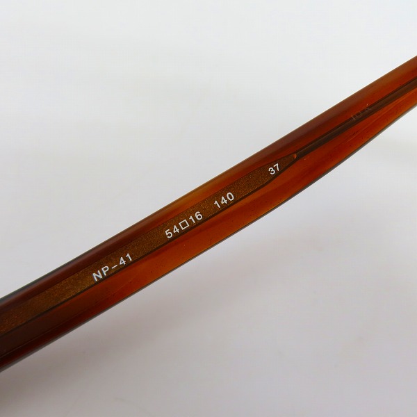 実際に弊社で買取させて頂いた999.9/フォーナインズ メガネフレーム NP-41 37の画像 6枚目