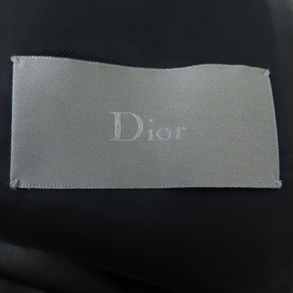 実際に弊社で買取させて頂いたDIOR HOMME/ディオールオム ジップアップ レザージャケット 7E3540180002/44の画像 3枚目