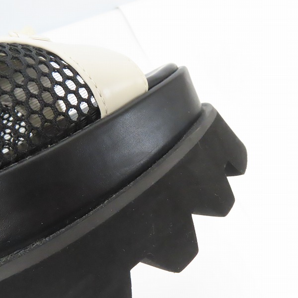 実際に弊社で買取させて頂いたHARE/ハレ レースアップメッシュブーサン ホワイト/ブラック HAL08015KL/Lの画像 7枚目