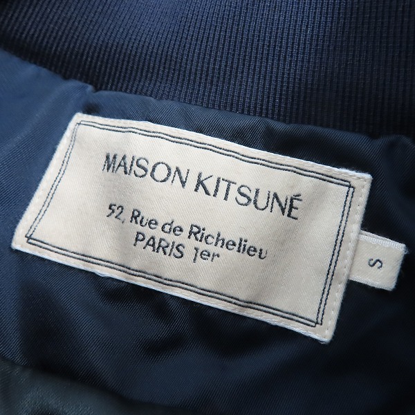 実際に弊社で買取させて頂いたMaison Kitsune/メゾン キツネ  ブルゾンジャケット/Sの画像 2枚目