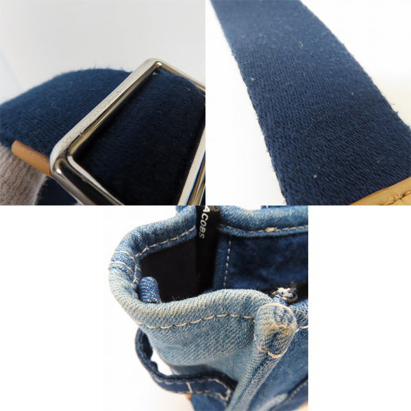 実際に弊社で買取させて頂いたMARC JACOBS/マークジェイコブス THE DENIM MINI TRAVELER TOTE/2wayハンドバッグ/トートバッグ H016M06FA21の画像 8枚目