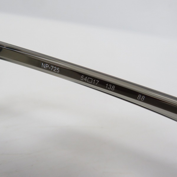 実際に弊社で買取させて頂いた999.9/フォーナインズ フルリム メガネフレーム/アイウェア NP-725の画像 4枚目