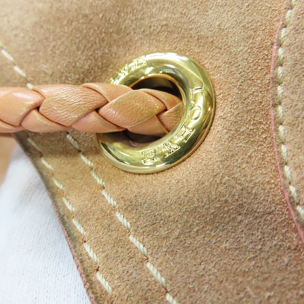 実際に弊社で買取させて頂いたLOEWE/ロエベ スウェード ハンドバッグの画像 6枚目