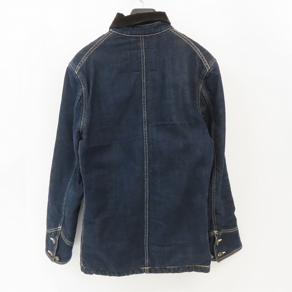 実際に弊社で買取させて頂いたJOURNAL STANDARD/ジャーナルスタンダード×HARRIS TWEED/ハリスツイード デニムジャケット/5-2060-1600-4/Mの画像 1枚目