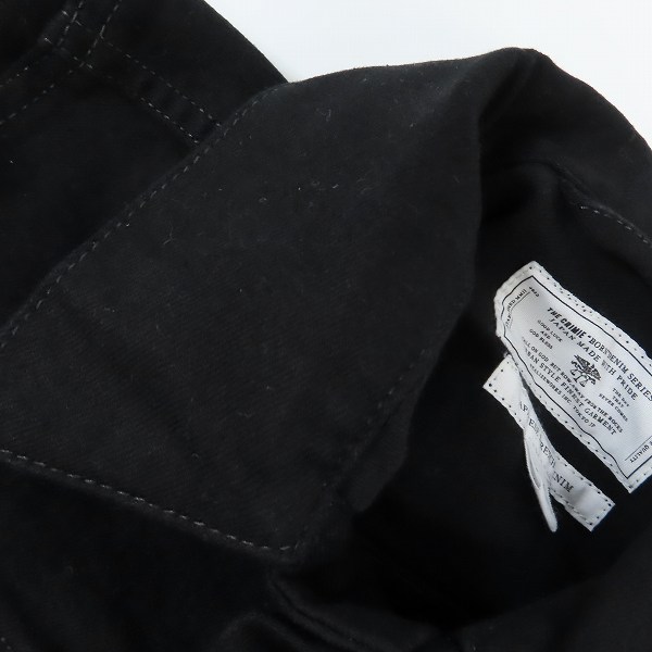 実際に弊社で買取させて頂いたTHE CRIME/クライミー BORN FREE STRETCH BLACK JACKET ストレッチ ジャケット CRA-BF1B-JK01/Sの画像 6枚目