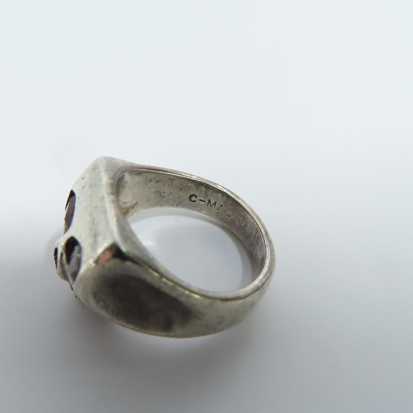 実際に弊社で買取させて頂いたFLASH POINT/フラッシュポイント JIM SKULL RING-SE -ルビー/ジムスカル リング 12.5号の画像 6枚目