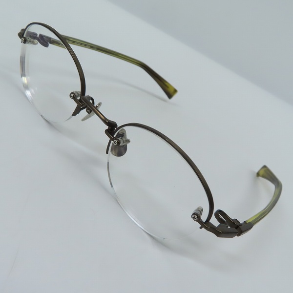 実際に弊社で買取させて頂いた999.9/フォーナインズ ツーポイント アイウエア/メガネフレーム 度入り TW-60T