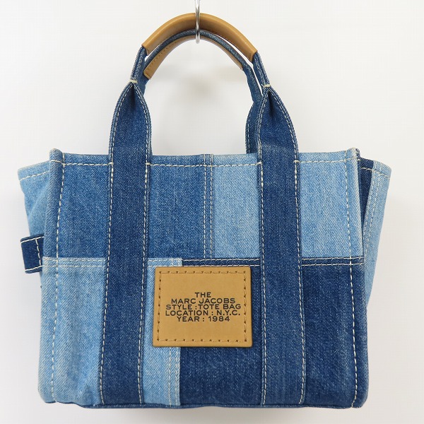 実際に弊社で買取させて頂いたMARC JACOBS/マークジェイコブス THE DENIM MINI TRAVELER TOTE/2wayハンドバッグ/トートバッグ H016M06FA21の画像 1枚目