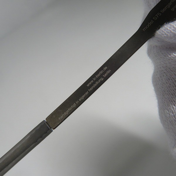 実際に弊社で買取させて頂いたic! berlin/アイシーベルリン S75 tiergarten メガネフレーム/アイウェア/863424の画像 8枚目