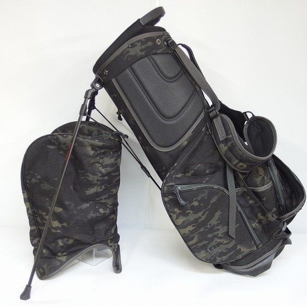 実際に弊社で買取させて頂いたBRIEFING/ブリーフィング スタンド式 5分割キャディバッグ/ゴルフバッグ 迷彩柄の画像 1枚目