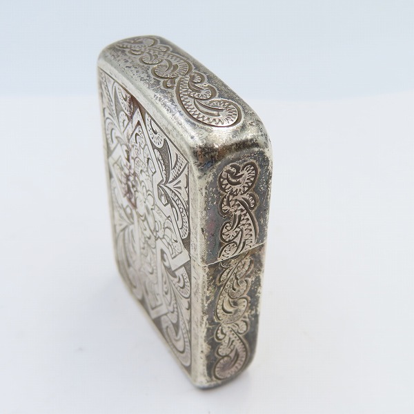 ZIPPO/ジッポー STERLING/スターリングシルバー アラベスク/唐草模様 