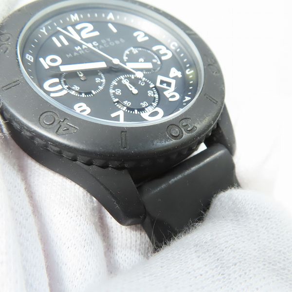 実際に弊社で買取させて頂いた(2)MARC BY MARC JACOBS/マークバイマークジェイコブス クォーツ 腕時計 MBM5528【動作未確認】の画像 4枚目