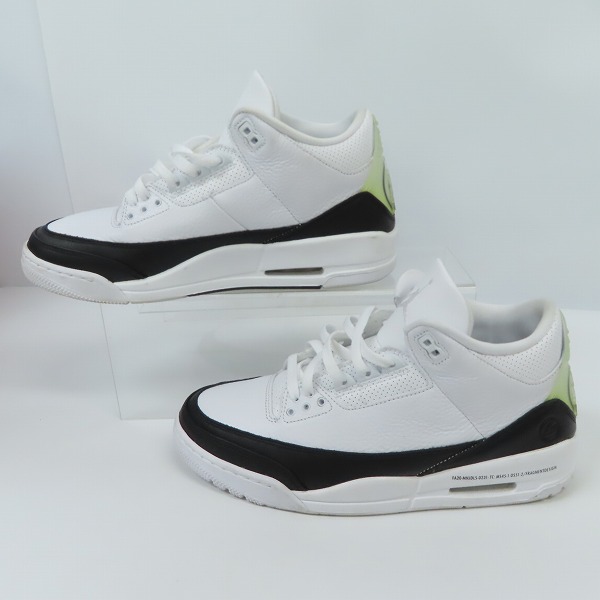 実際に弊社で買取させて頂いたFRAGMENT DESIGN×NIKE/ナイキ AIR JORDAN 3 エアジョーダン3 DA3595-100/28.0の画像 3枚目