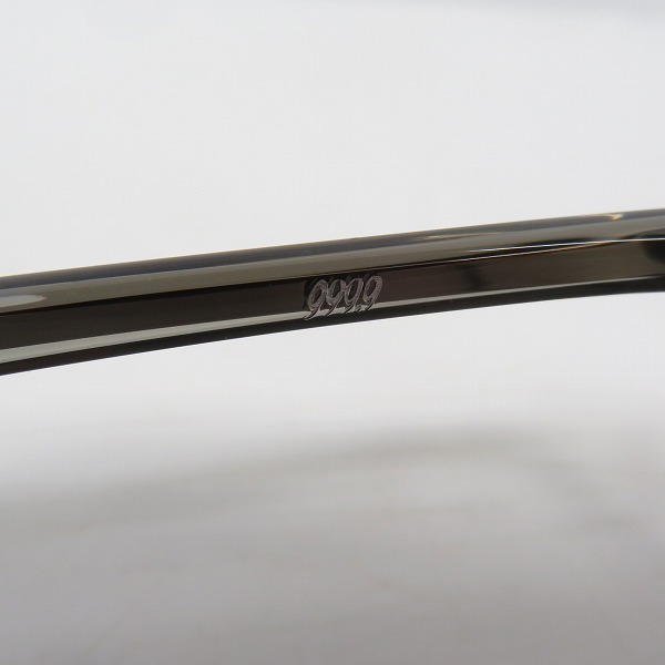 実際に弊社で買取させて頂いた999.9/フォーナインズ フルリム メガネフレーム/アイウェア NP-725の画像 5枚目