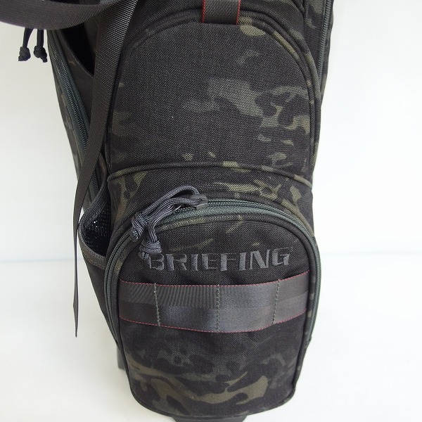 実際に弊社で買取させて頂いたBRIEFING/ブリーフィング スタンド式 5分割キャディバッグ/ゴルフバッグ 迷彩柄の画像 5枚目
