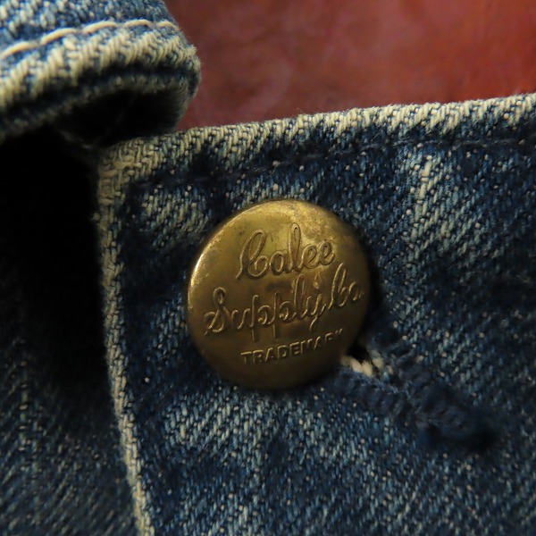 実際に弊社で買取させて頂いたCALEE/キャリー デニムジャケット インディゴ/Mの画像 5枚目