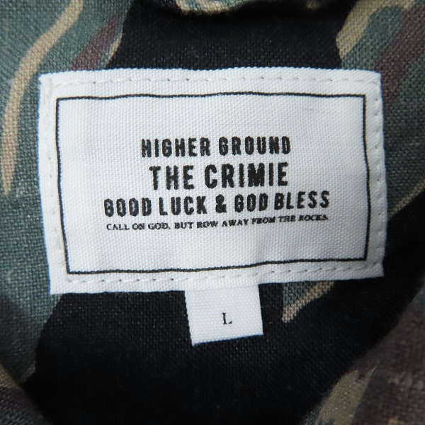 実際に弊社で買取させて頂いたTHE CRIMIE/クライミー 胸ポケット 半袖シャツ カモフラ/Lの画像 2枚目