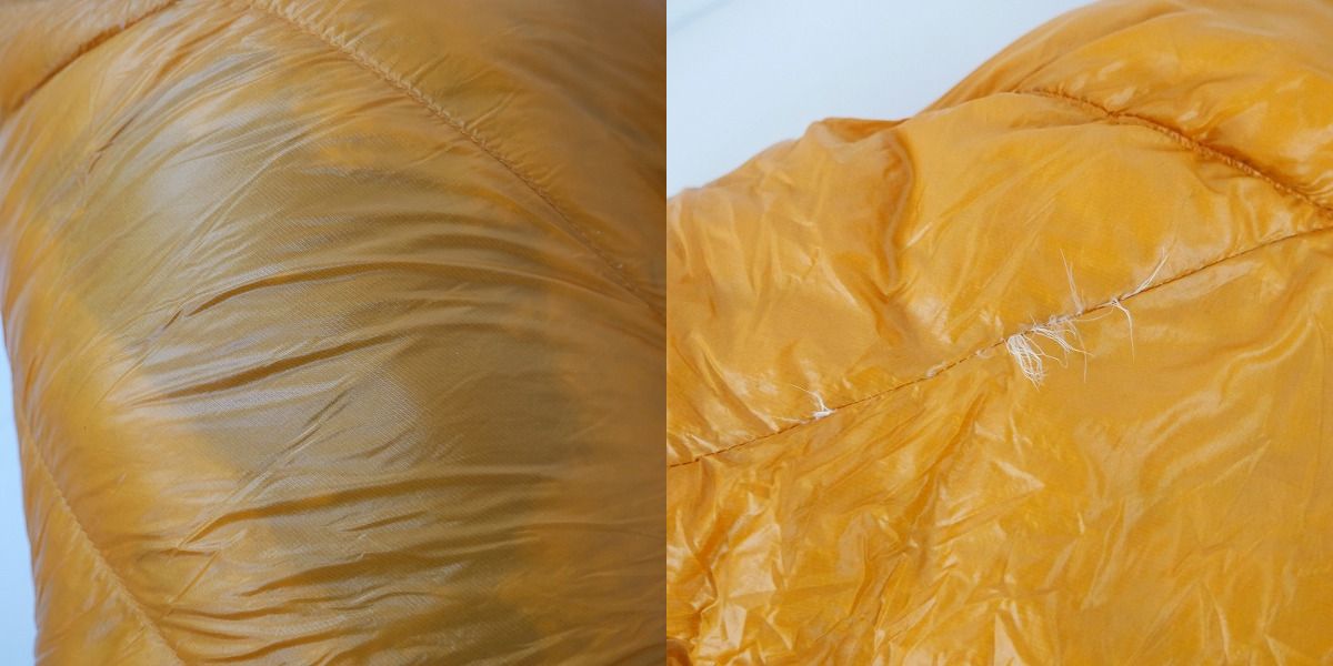 実際に弊社で買取させて頂いたmont-bell/モンベル ダウンハガー800 EXP ロング マミー型シュラフ/寝袋 1121362の画像 7枚目