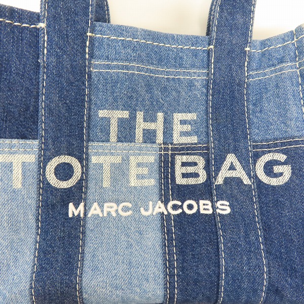 実際に弊社で買取させて頂いたMARC JACOBS/マークジェイコブス THE DENIM MINI TRAVELER TOTE/2wayハンドバッグ/トートバッグ H016M06FA21の画像 5枚目