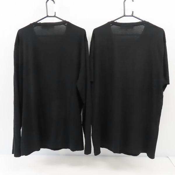 実際に弊社で買取させて頂いたHYDROGEN/ハイドロゲン Tシャツ/ロンT ラインストーン/スタッズ 稲妻デザイン/XXL/2点セットの画像 1枚目