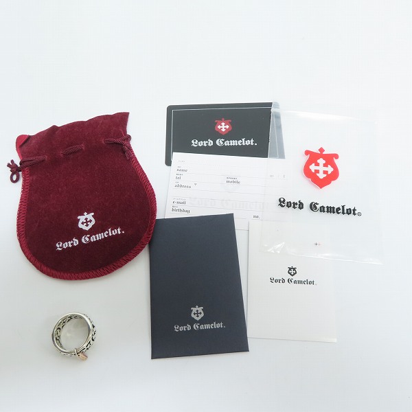 実際に弊社で買取させて頂いた【ギャラ付】Load Camelot/ロードキャメロット SVOXD タグチャーム付き リング LC747の画像 7枚目
