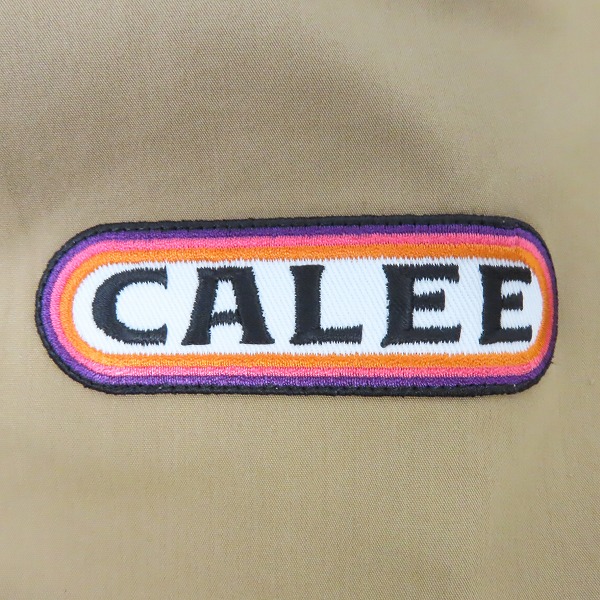 実際に弊社で買取させて頂いた【未使用】CALEE/キャリー ドロップショルダー ノーカラージャケット CL-21SS031/Lの画像 6枚目