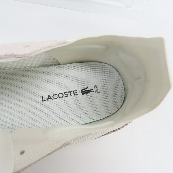 実際に弊社で買取させて頂いたLACOSTE/ラコステ MATCH BREAK スニーカー SF00131/38の画像 4枚目