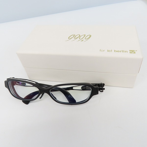 実際に弊社で買取させて頂いた999.9 for ic!berlin/フォーナインズ フォー アイシーベルリン mikame3 度入り メガネフレーム/アイウェアの画像 9枚目