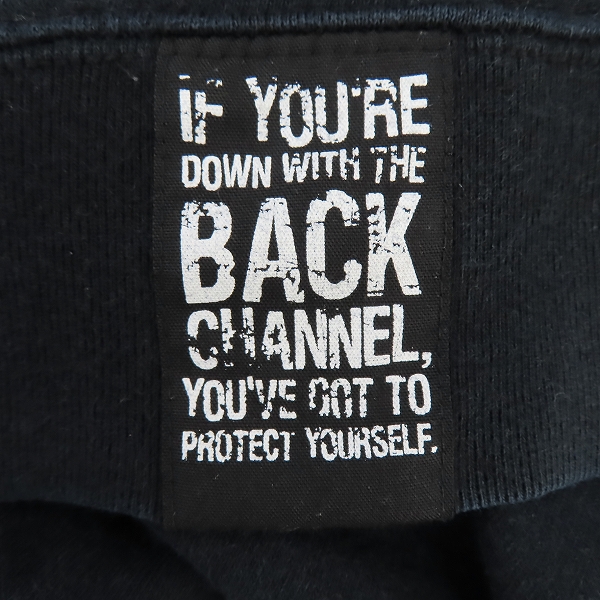 実際に弊社で買取させて頂いたBackChannel/バックチャンネル カモフラポケット ロゴ刺繍 スウェット トレーナー/Lの画像 6枚目