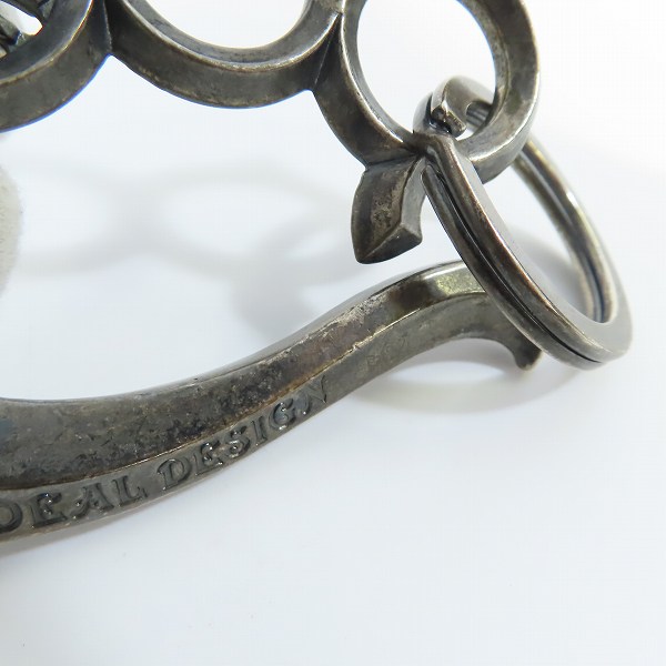 実際に弊社で買取させて頂いたDEAL DESIGN/ディールデザイン メリケンサック風ブレードジャックキーチェーンの画像 4枚目