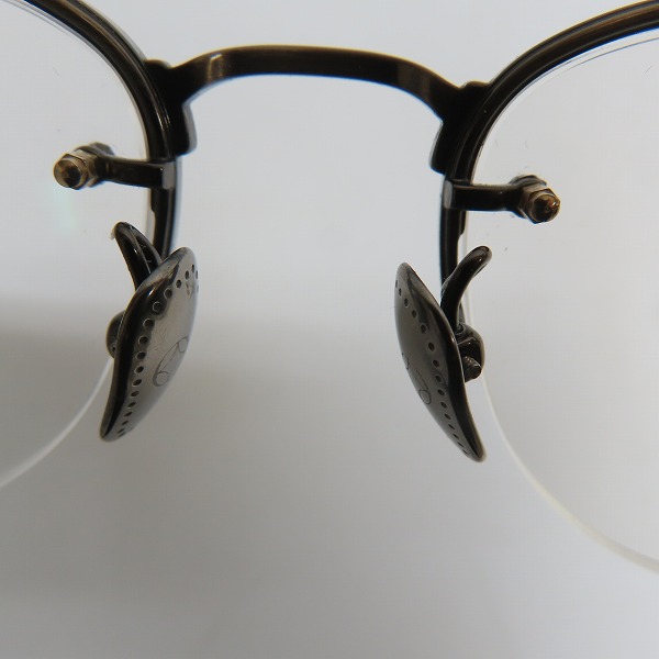 実際に弊社で買取させて頂いた999.9/フォーナインズ 21SS メガネフレーム O-50T の画像 4枚目