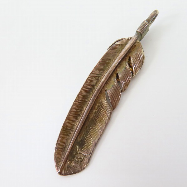 実際に弊社で買取させて頂いたFIRST ARROWS/ファーストアローズ ハートフェザー ペンダント 左向きの画像 1枚目