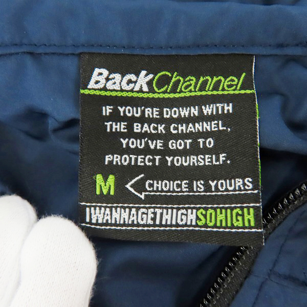 実際に弊社で買取させて頂いたBack Channel/バックチャンネル アノラックジャケット フーディ/Mの画像 2枚目