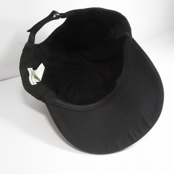 実際に弊社で買取させて頂いたGIVENCHY/ジバンシィ ロゴ刺繍 フラットピークキャップ BPZ001K0CEの画像 5枚目
