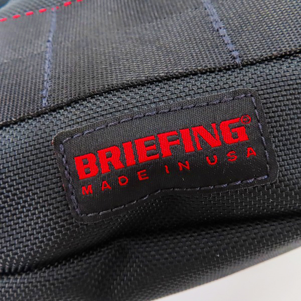 実際に弊社で買取させて頂いたBRIEFING/ブリーフィング TRIPOD トライポッド ボディバッグ ブラック BRF071219の画像 4枚目