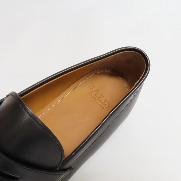 実際に弊社で買取させて頂いたBALLY/バリー FLABBY/10 レザー ローファー シューズ/US8EEEの画像 4枚目