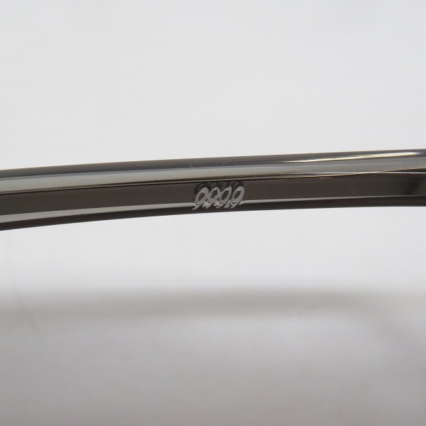 実際に弊社で買取させて頂いた999.9/フォーナインズ メガネフレーム/アイウェア NP-725の画像 5枚目