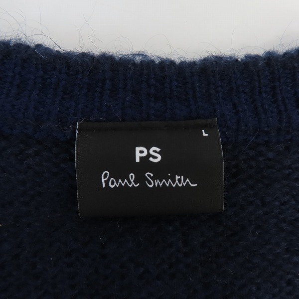 実際に弊社で買取させて頂いたps/Paul Smith/ポール・スミス グラデーション モヘヤ ニット Ｌの画像 2枚目