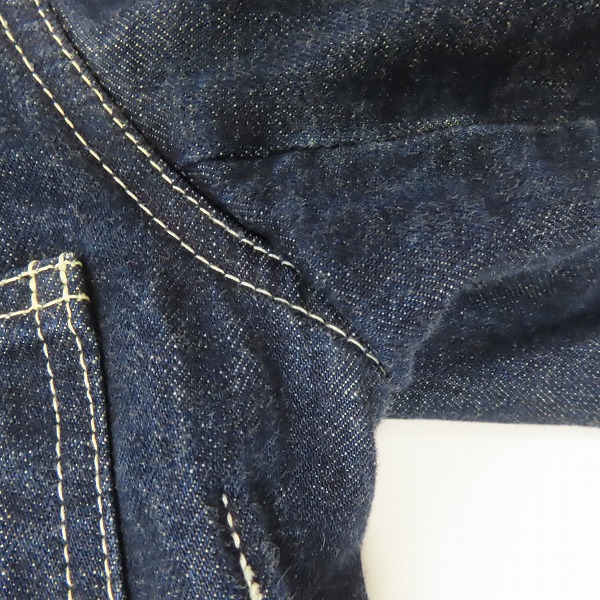実際に弊社で買取させて頂いたJOURNAL STANDARD/ジャーナルスタンダード×HARRIS TWEED/ハリスツイード デニムジャケット/5-2060-1600-4/Mの画像 7枚目