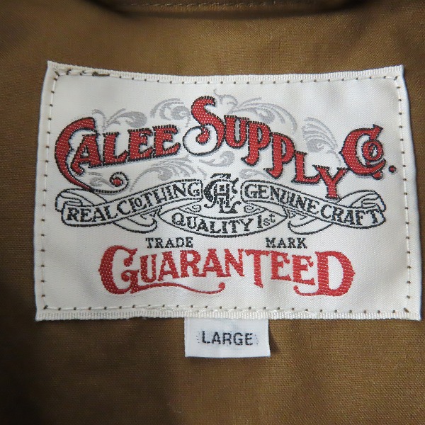 実際に弊社で買取させて頂いたCALEE/キャリー ボーンプリント コーチジャケット/Lの画像 2枚目