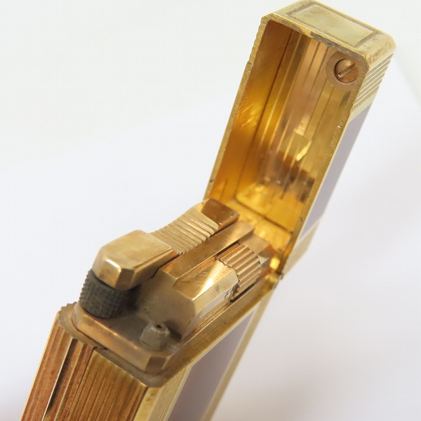 実際に弊社で買取させて頂いたS.T.Dupont/デュポン ライン1 スモール クラシック モダン ブラウン/ゴールドの画像 4枚目