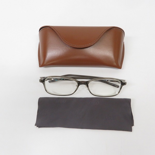 実際に弊社で買取させて頂いた999.9/フォーナインズ フルリム メガネフレーム/アイウェア NP-725の画像 9枚目