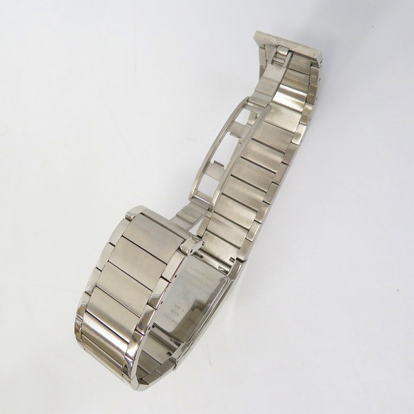 実際に弊社で買取させて頂いたBURBERRY/バーバリー スクエア クオーツ 腕時計 14000G【動作未確認】の画像 6枚目