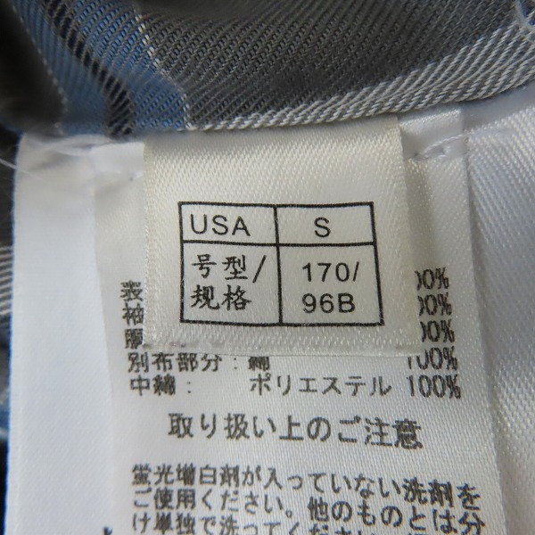 実際に弊社で買取させて頂いたBROOKS BROTHERS/ブルックスブラザーズ  キルティング ジャケット Sの画像 3枚目