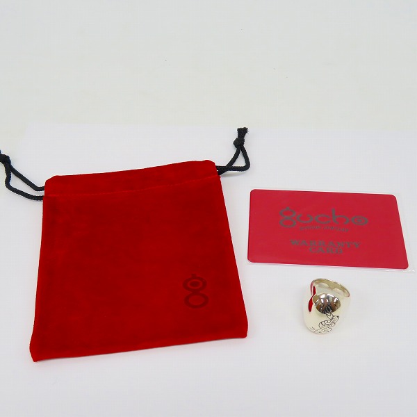 実際に弊社で買取させて頂いた【ワランティ付】gucho/ ガッチョ SCRIBE RING リング 14.5号の画像 8枚目