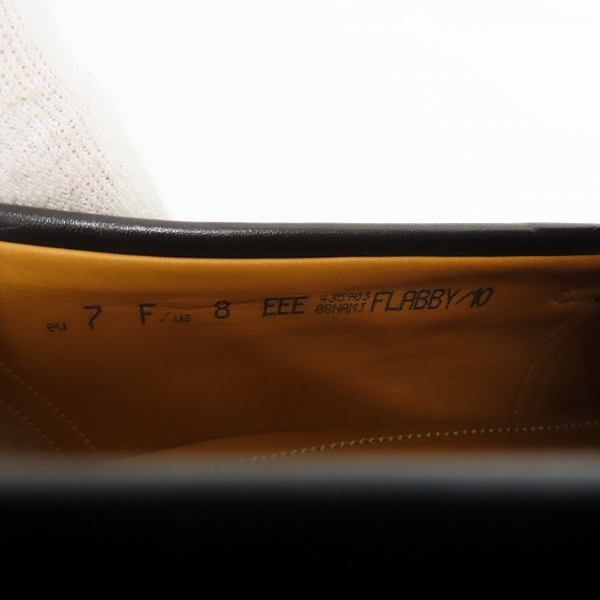 実際に弊社で買取させて頂いたBALLY/バリー FLABBY/10 レザー ローファー シューズ/US8EEEの画像 5枚目